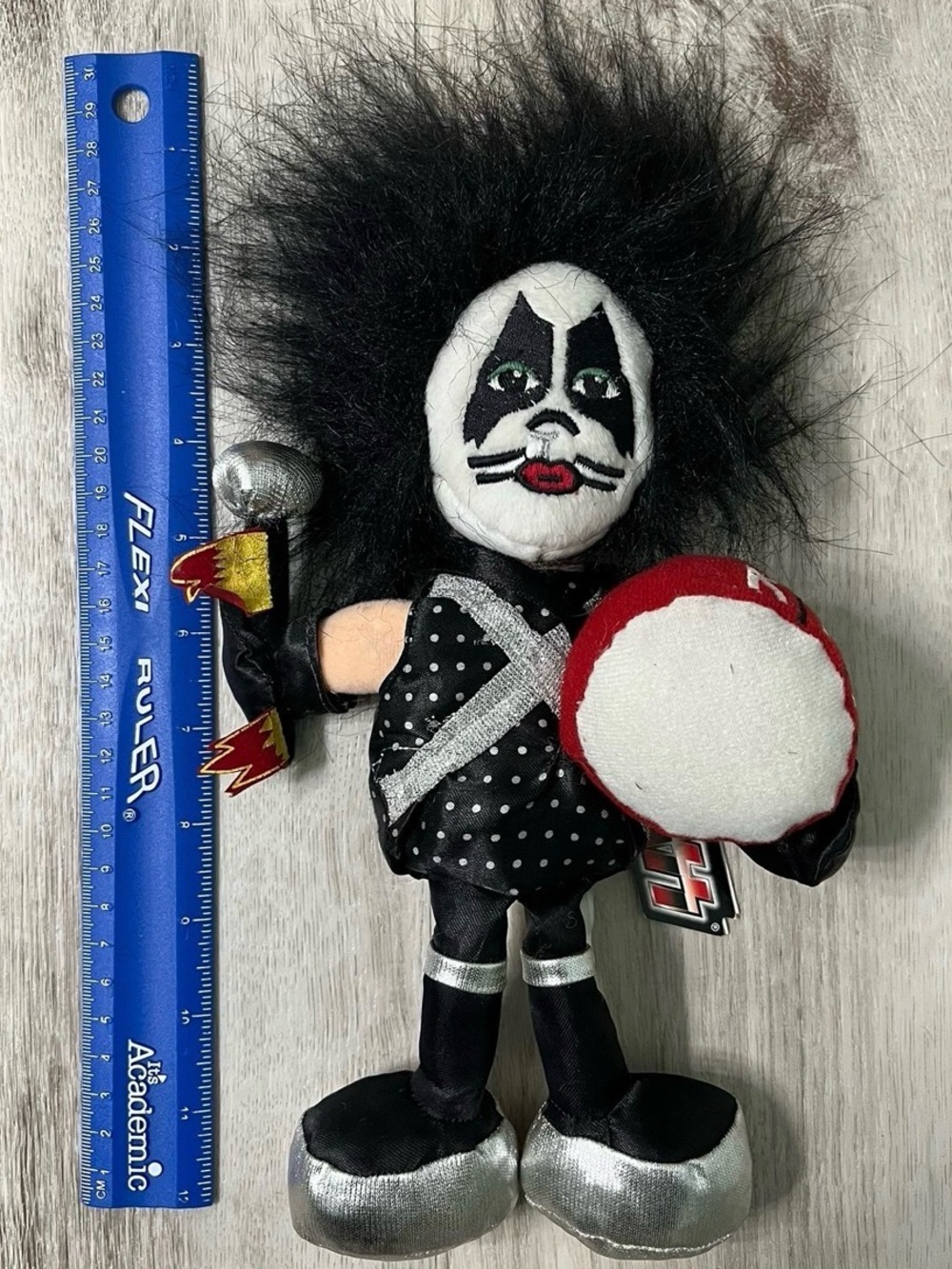 1999 KISS Peter Criss (The Catman) Bean Bag Plush - Picture 5 of 12